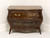SOLD - HENREDON Folio 10 Walnut French Country Style Low Bombe Chest