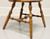 SOLD - HALE Mid 20th Century Solid Oak Windsor Dining Side Chairs - Pair A