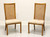 SOLD - DREXEL Accolade Campaign Style Dining Side Chairs - Pair B