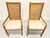 SOLD - DREXEL Accolade Campaign Style Dining Armchairs - Pair