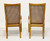 SOLD - DREXEL Accolade Campaign Style Dining Armchairs - Pair