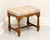 SOLD - ETHAN ALLEN Oak Country Cottage Style Bench Footstool - B