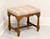 SOLD - ETHAN ALLEN Oak Country Cottage Style Bench Footstool - A