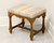 SOLD - ETHAN ALLEN Oak Country Cottage Style Bench Footstool - A
