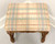 SOLD - ETHAN ALLEN Oak Country Cottage Style Bench Footstool - A