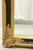 SOLD - Large Traditional Style Gold & Black Crackle Beveled Wall Mirror