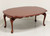 SOLD - HENKEL HARRIS 5234 24 Solid Wild Black Cherry Queen Anne Drop-Leaf Coffee Cocktail Table