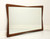SOLD - Mid 20th Century Modern Atomic Walnut Dresser / Wall Mirror
