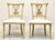 20th Century Italian Impero Style Serpent Side Chairs - Pair