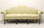 SOLD - KINDEL Irish Georgian Collection Mahogany Ball in Claw Camel Back Sofa