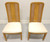 BERNHARDT Caned Burl Maple Contemporary Dining Side Chair - Pair B