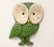 Mid 20th Century Large Ceramic Owl Wall Hanging