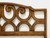 Mid 20th Century Pecan Spanish Style Full Size Headboard