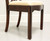 SOLD - MAITLAND SMITH Connecticut Regency Mahogany Chippendale Dining Side Chairs - Pair A