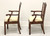 SOLD - MAITLAND SMITH Connecticut Regency Mahogany Chippendale Dining Armchairs - Pair