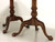 SOLD - HICKORY CHAIR Banded Mahogany & Satinwood Double Pedestal Dining Table