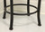 SOLD - Late 20th Century Transitional Metal Counter-Height Swivel Stool