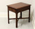 SOLD - LINK-TAYLOR Heirloom Solid Mahogany Chippendale Style End Side Table