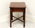 SOLD - LINK-TAYLOR Heirloom Solid Mahogany Chippendale Style End Side Table