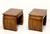 SOLD - GORDON'S Late 20th Century Asian Style Coffee Cocktail Tables - Pair