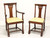 SOLD - 1940's Mahogany Empire Style Dining Chairs - Set of 8