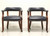 SOLD - GORDON'S Late 20th Century Leather Game Chairs on Casters - Pair A