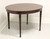 SOLD - KINDEL Oxford Federal Style Banded Mahogany Oval Dining Table