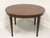 SOLD - KINDEL Oxford Federal Style Banded Mahogany Oval Dining Table