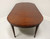 SOLD - KINDEL Oxford Federal Style Banded Mahogany Oval Dining Table