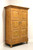 SOLD - DREXEL HERITAGE Sonora Pine Spanish Mission Armoire / Linen Press