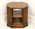 HENREDON Late 20th Century Walnut Accent Table with Shelves