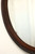 SOLD - Vintage Traditional Style Mahogany Oval Wall Mirror