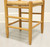 SOLD - Mid 20th Century Oak Ladder Back Side Chairs with Rush Seats - Pair A