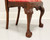 SOLD - CRAFTIQUE Mahogany Chippendale Ball in Claw Dining Side Chairs - Pair B