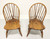 SOLD - HABERSHAM Pine Windsor Dining Side Chairs - Pair A