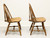 SOLD - HABERSHAM Pine Windsor Dining Side Chairs - Pair A