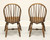 SOLD - HABERSHAM Pine Windsor Dining Side Chairs - Pair A