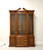 SOLD - HENREDON 18th Century Portfolio Walnut Traditional Breakfront China Cabinet