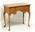 SOLD - BAKER Inlaid Burl Walnut Queen Anne Style Side Table