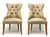 SOLD - BERNHARDT Opus XIX Tufted Dining Side Chair - Pair A