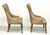 SOLD - BERNHARDT Opus XIX Tufted Dining Side Chair - Pair A