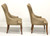 SOLD - BERNHARDT Opus XIX Tufted Dining Side Chairs - Pair A