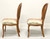 CENTURY French Country Oval Back Dining Side Chairs - Pair B