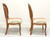 CENTURY French Country Oval Back Dining Side Chairs - Pair A