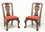 SOLD - MAITLAND SMITH Mahogany Georgian Ball Claw Dining Side Chairs - Pair C