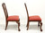 SOLD - MAITLAND SMITH Mahogany Georgian Ball Claw Dining Side Chairs - Pair C