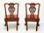 SOLD - MAITLAND SMITH Mahogany Georgian Ball Claw Dining Side Chairs - Pair C