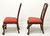 SOLD - MAITLAND SMITH Mahogany Georgian Ball Claw Dining Side Chairs - Pair C