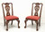 SOLD - MAITLAND SMITH Mahogany Georgian Ball Claw Dining Side Chairs - Pair A