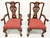 SOLD - MAITLAND SMITH Mahogany Georgian Ball Claw Dining Armchairs - Pair